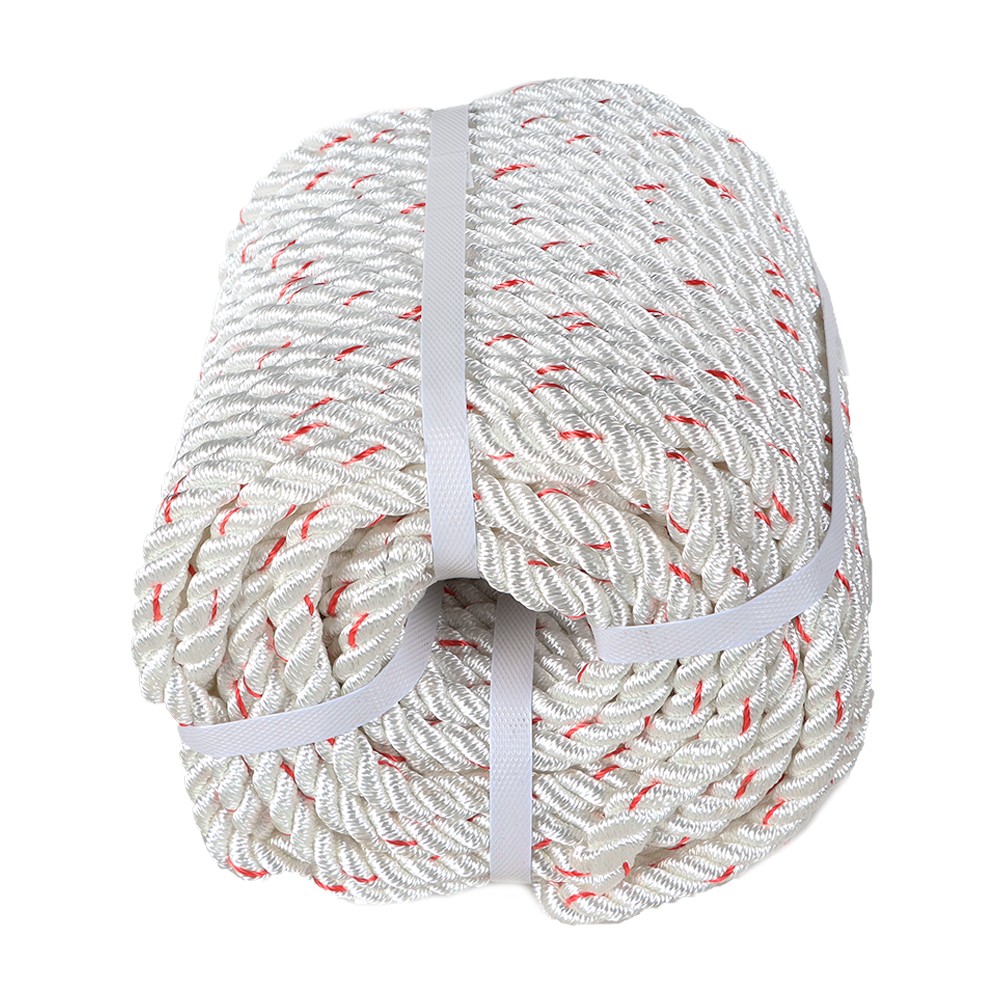 5850Lbs 1/2"×150' Double Braid Polyester Arborist Bull Rope Pulling Rigging Line