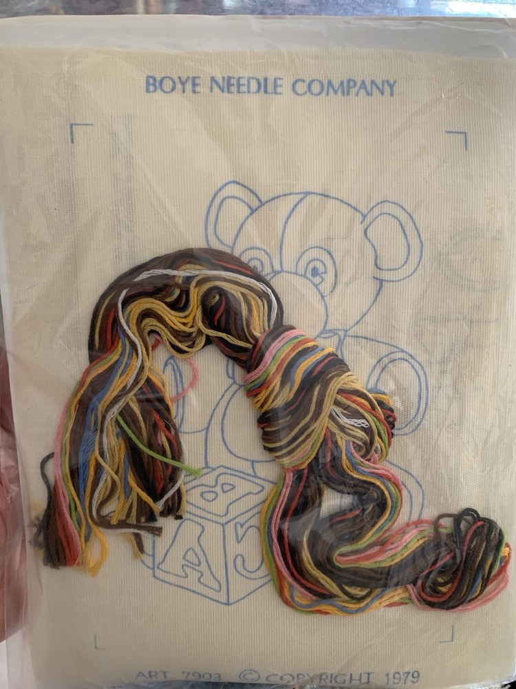 Rush n Punch TEDDY BEAR Loop Embroidery Kit #7903