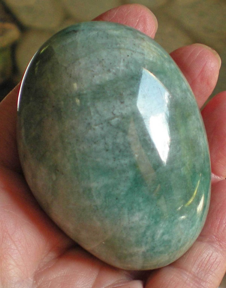 Amazonite Palmstone - Madagascar sc894a