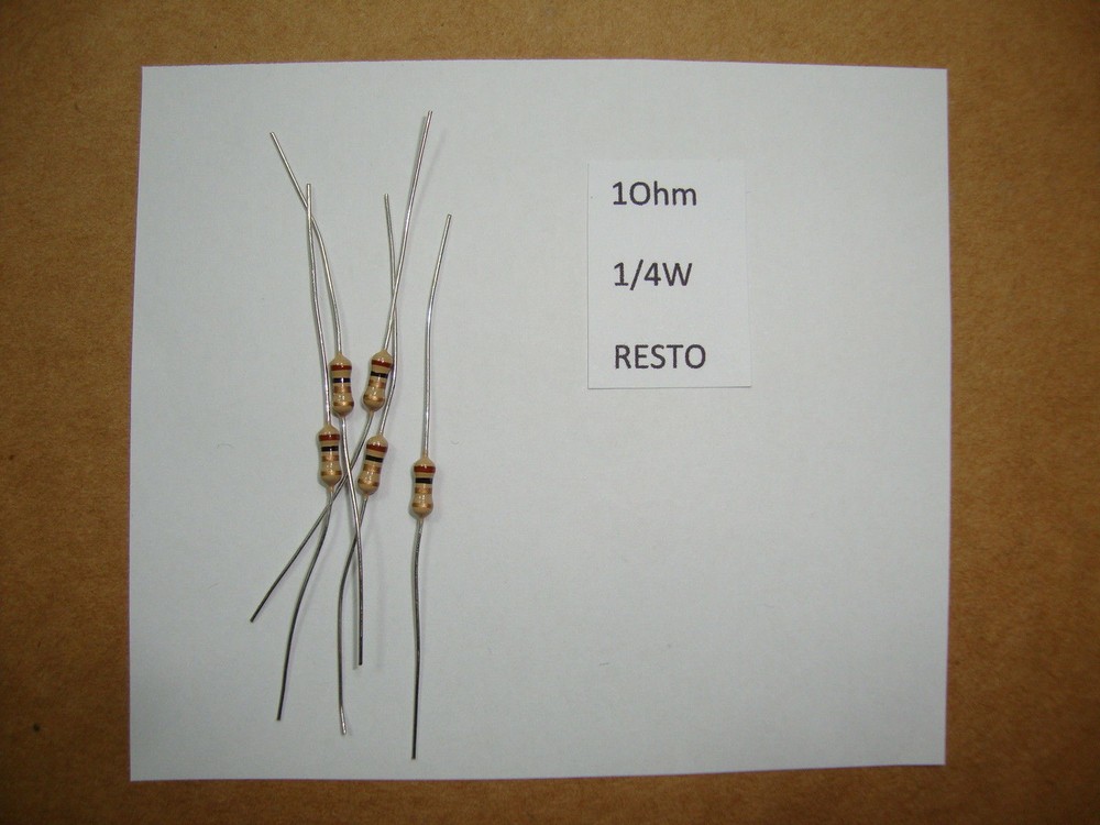 RESISTOR. 1/4W 1R 1Ohm 5% *8 PC* NEW