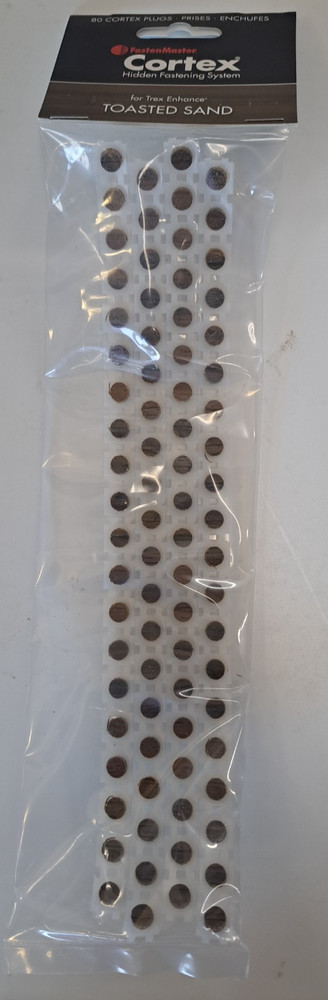 80 TOASTED SAND COLLATED FASTENMASTER CORTEX TREX DECKING PLUGS ®  COMPOSITE