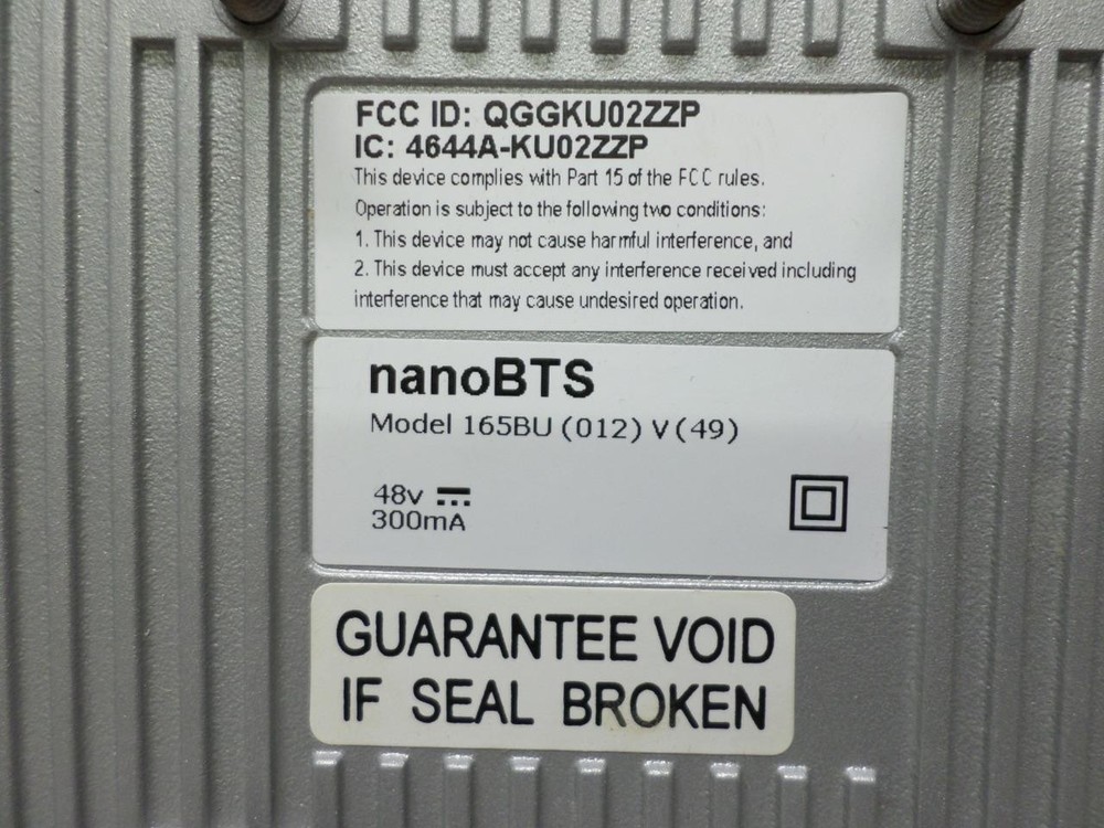 Ip.access PCS1900 Nano BTS Model # 165BU (012) V (49)