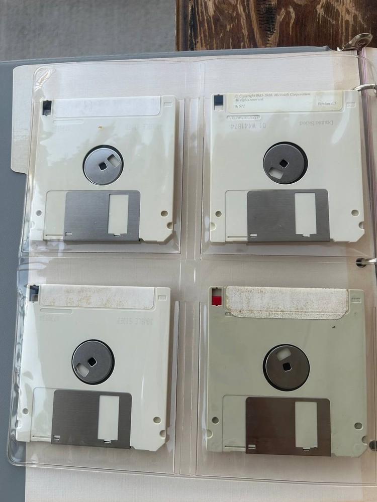 Vintage Microsoft Macintosh Demo Software Lot Excel Word Multiplan Floppy