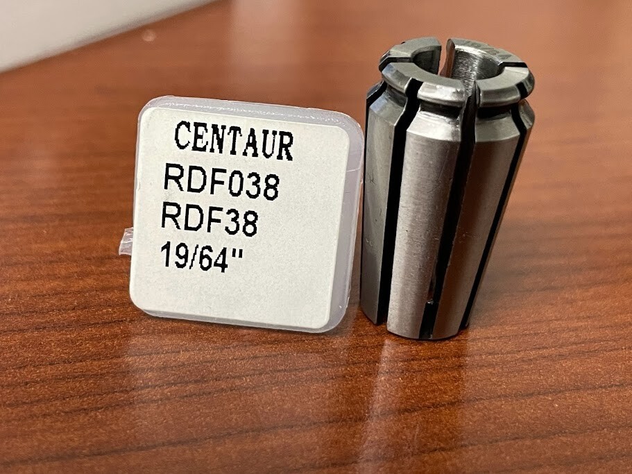 CENTAUR PRICISION TOOLS RDF038 19/64" COLLET