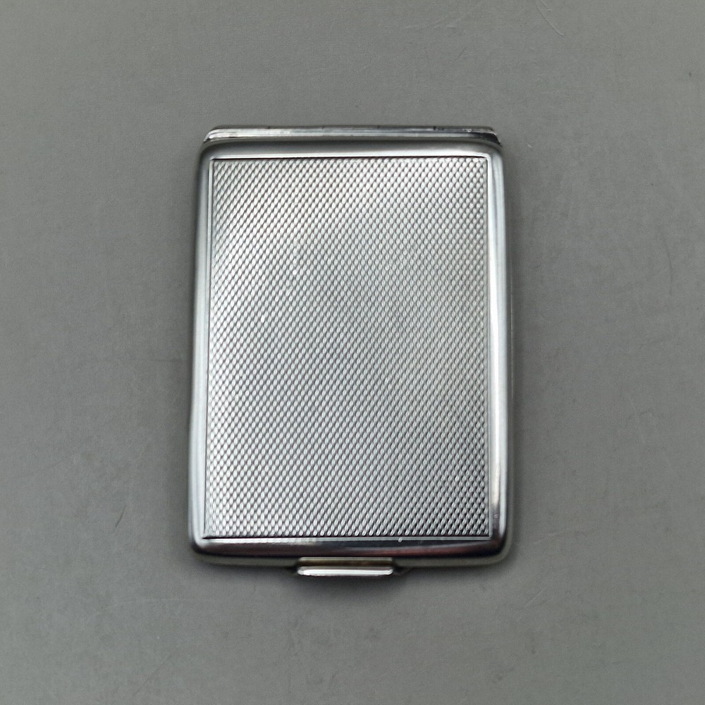 Sterling Silver Engine Turned Matchbook Case by Cohen & Charles 1928