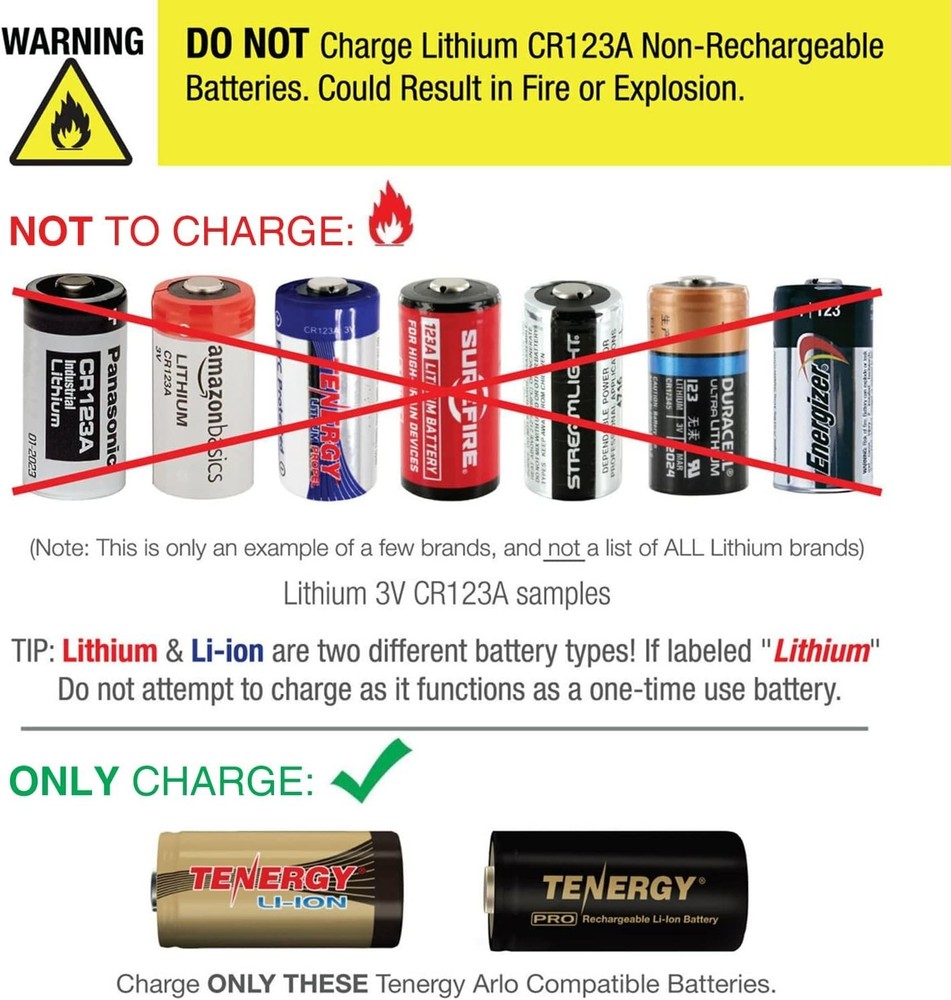 Arlo Battery Charger with Status Indicators