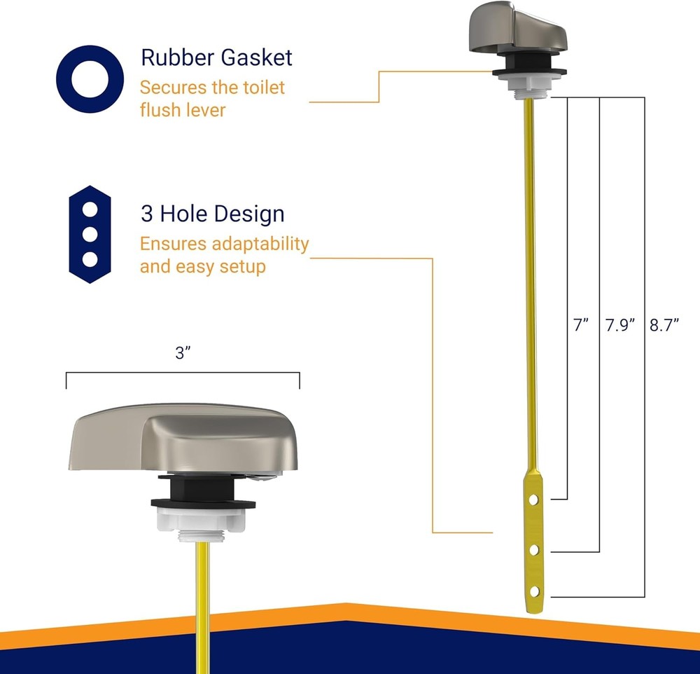 Toilet Handle Replacement Side Mount
