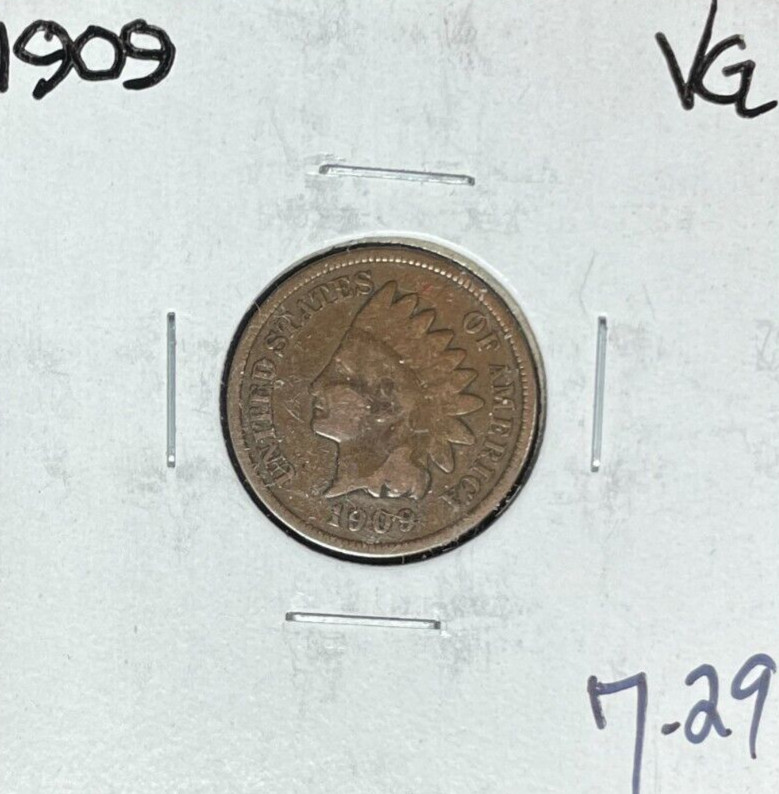 1909 INDIAN HEAD CENT ~ VG ~NICE COIN~
