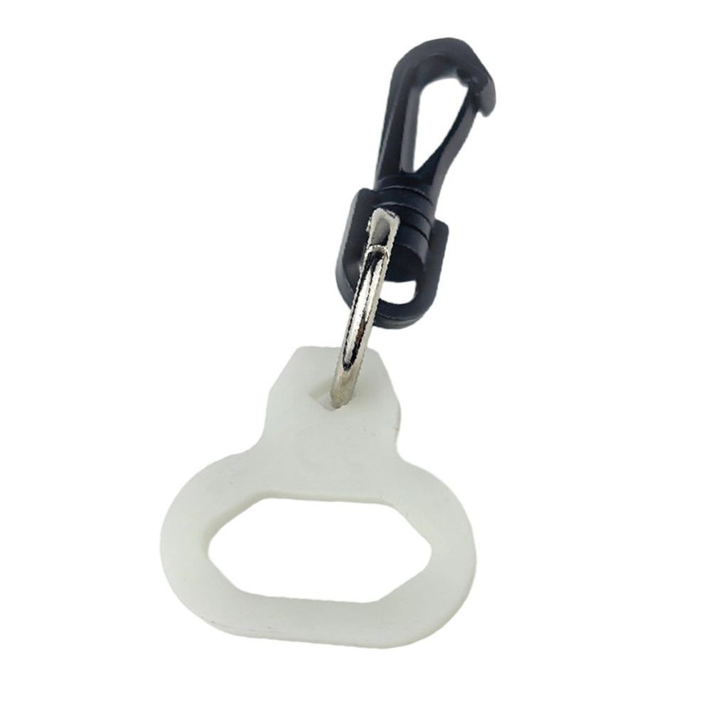 Diving Octopus Holder Clip Silicone with Quick Release and Luminous Visibility