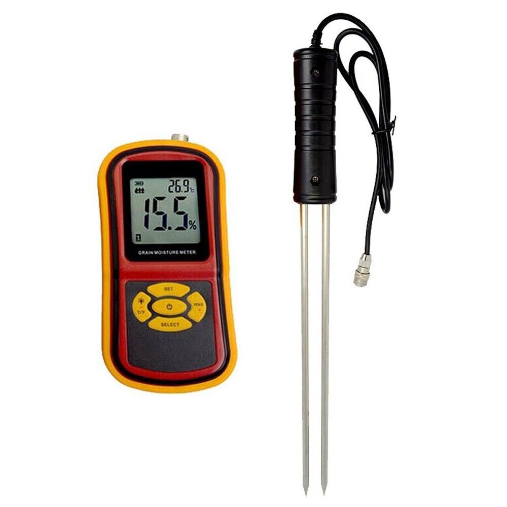 Grain Moisture Tester Digital Display Temperature & Humidity Detector