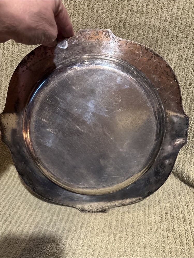 Antique Silverplate Tray Unmarked