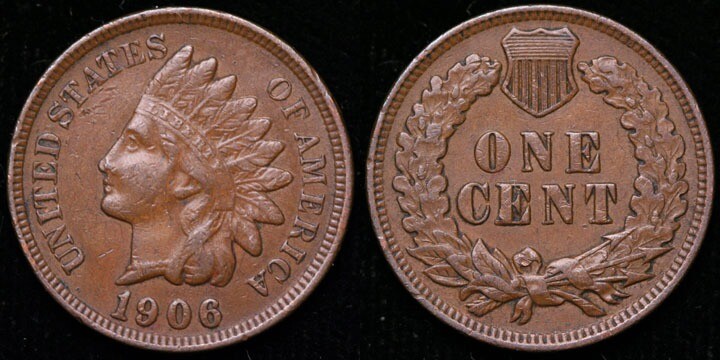 1906  Indian Cent