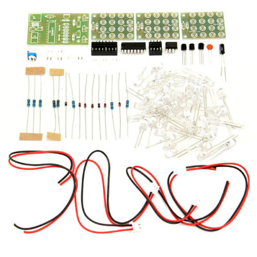 DIY CD4017+NE555 Strobe Module Electronics Learning Kit///////// Ships from USA