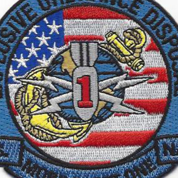 EOD Explosive Ordnance Disposal Mobile Unit One Patch