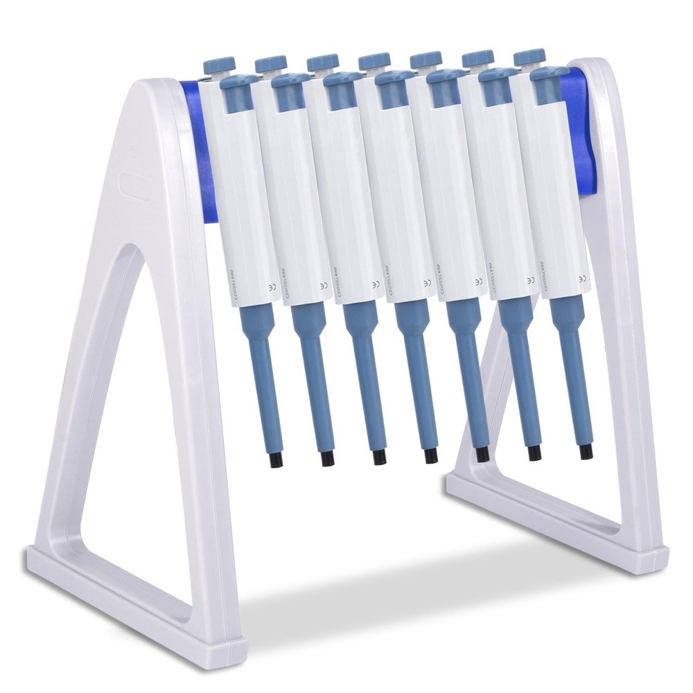 Lab Pipette Holder Stand Rack for Micropipettes Linear Pipettor Support