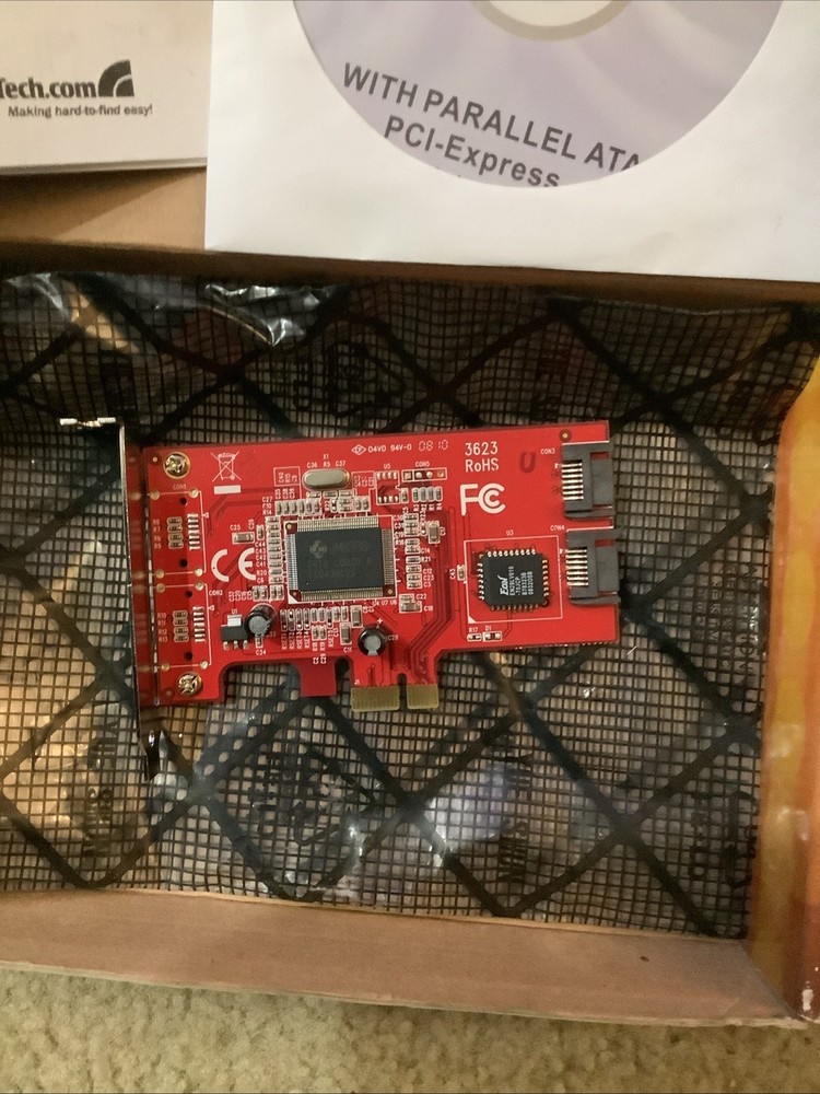 New StarTech.com 2 Port PCIe SATA II Controller Card