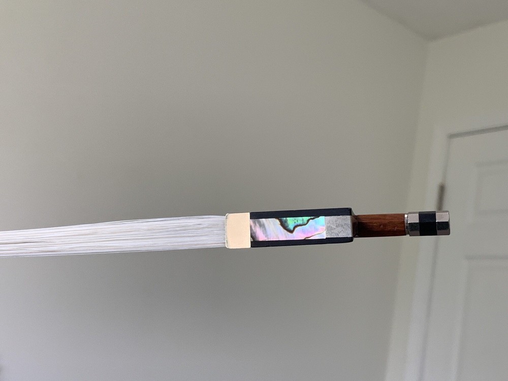 German nickel mounted Violin Bow 61.5 Grams