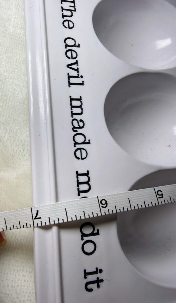 Mud Pie Circa Collection Melamine Devil Egg Serving Tray Devil Made Me Do It H38