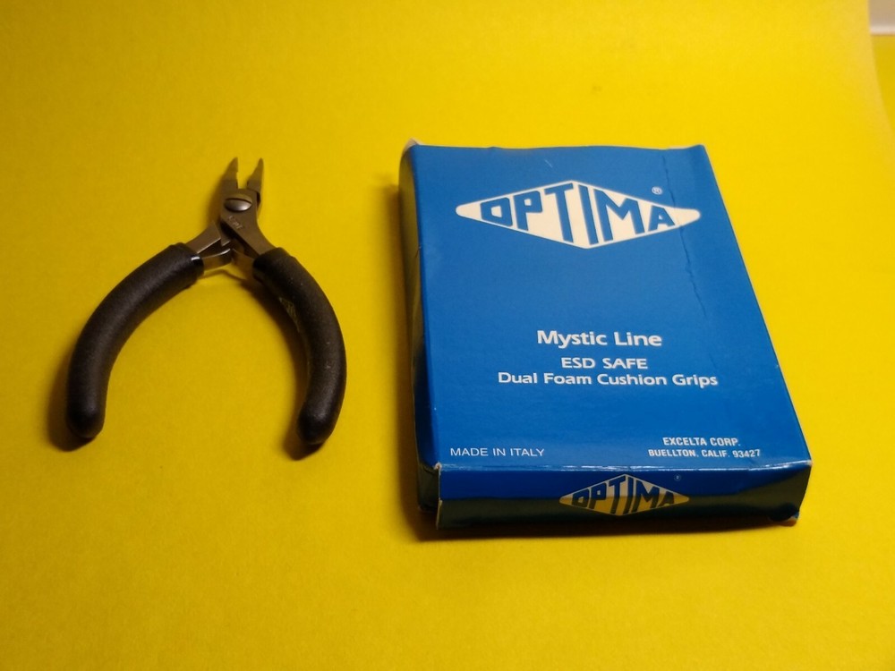 EXCELTA OPTIMA 570E Flush Cutting 5" Pliers ESD Safe with Box