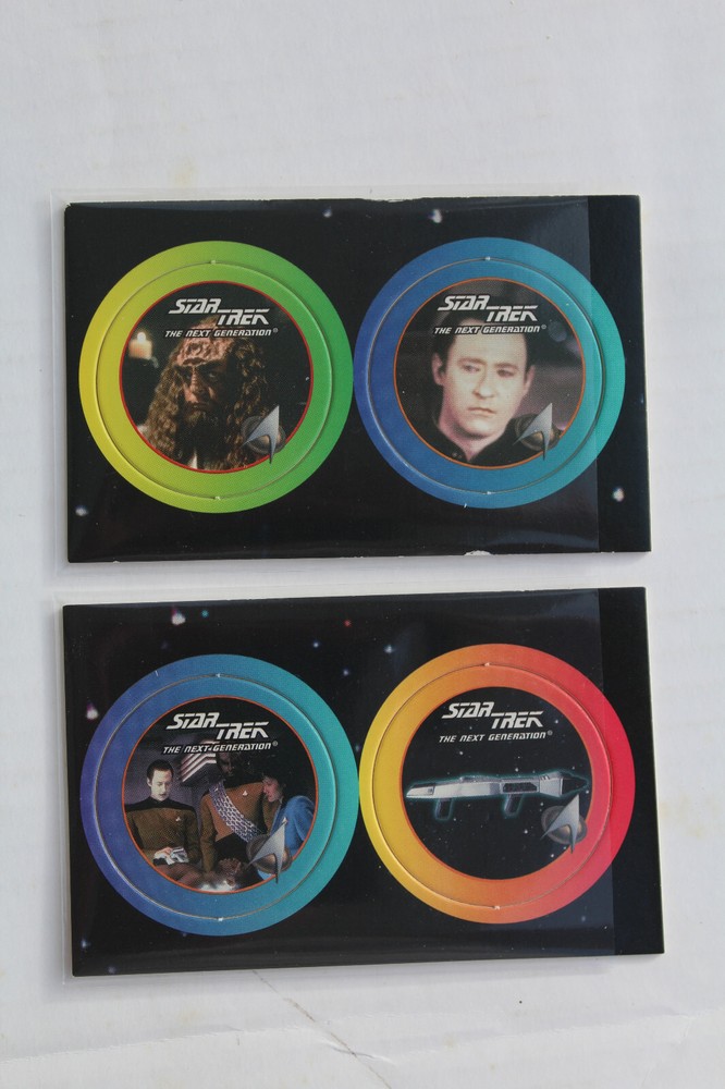 1994 STAR TREK STARDISCS LAUNCH EDITION NEXT GENERATION 6 DISC SEALED PACK-READ!
