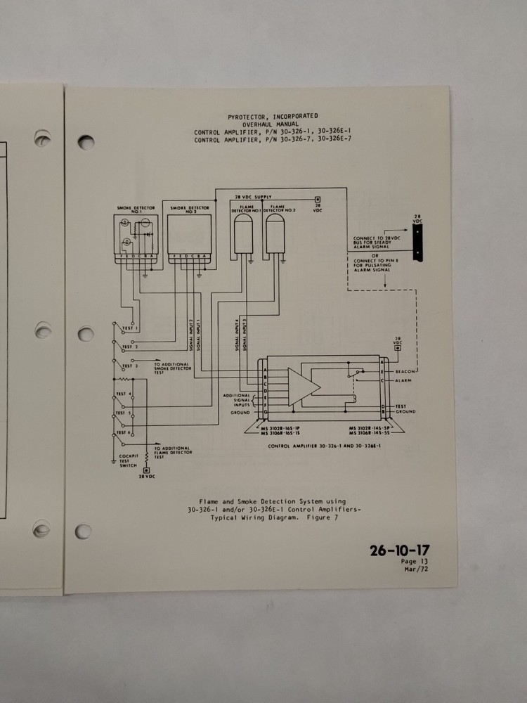 Pyrotector Incorporated Control Amplifiers Overhaul Manual-Original