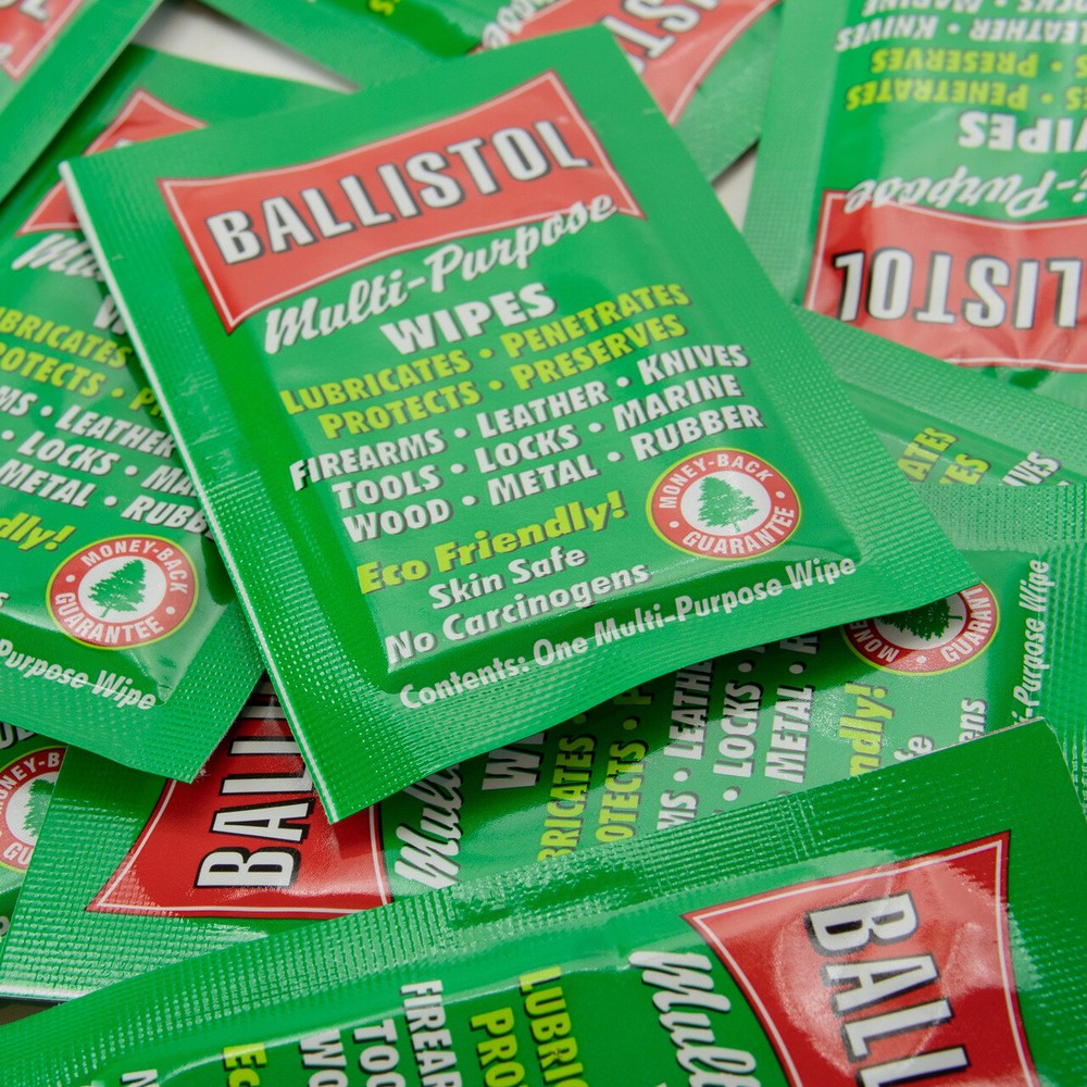 Ballistol Multi-Purpose Tool Oil Wipes - 10 Pack