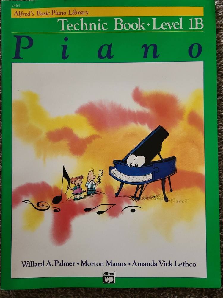 alfred's basic piano course Technic Book Level 1B