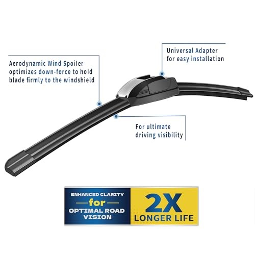 18''+18'' Front Windshield Wiper Blades Compatible with 2000-2011 Ford Ranger