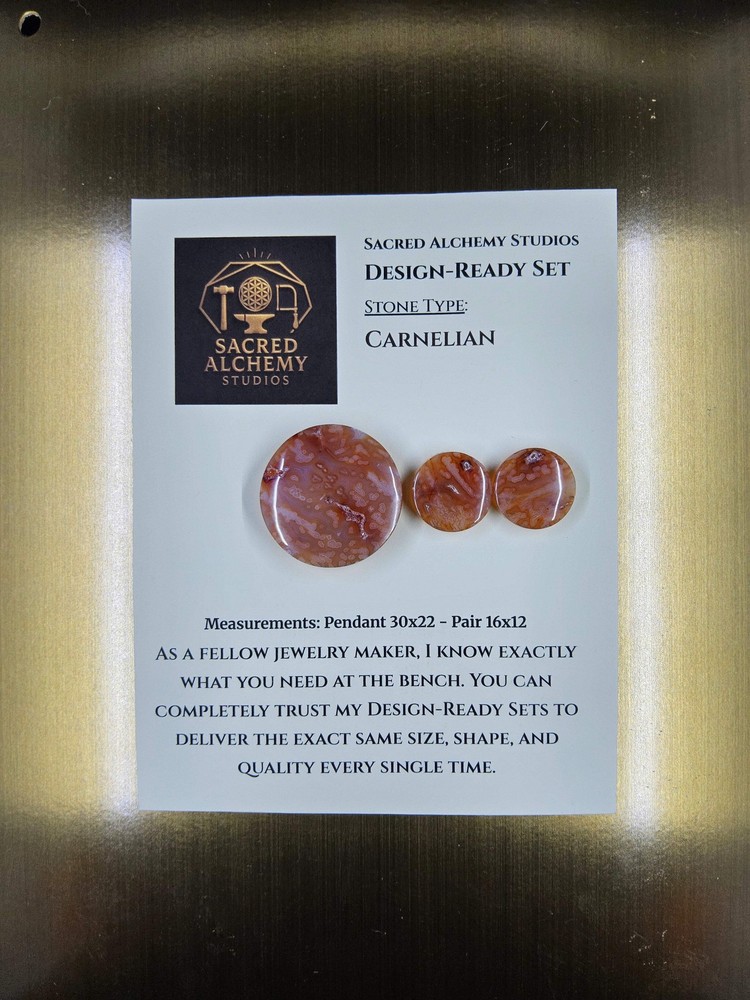 Circle Shape - Carnelian - Design-Ready Set