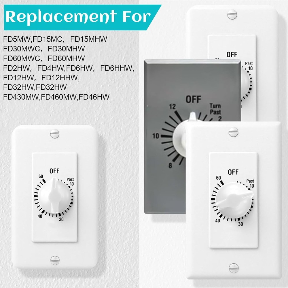 2 Pack Timer Switch Knob Replacement for Intermatic - 146MT574, Compatible for F
