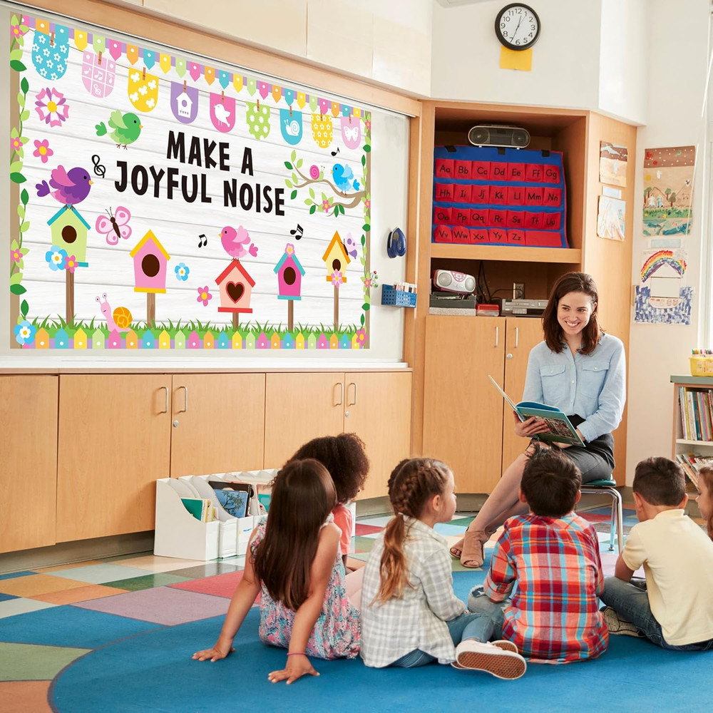 Spring Bulletin Board Decorations Spring Classroom Make a Joyful Noise Spring Bu