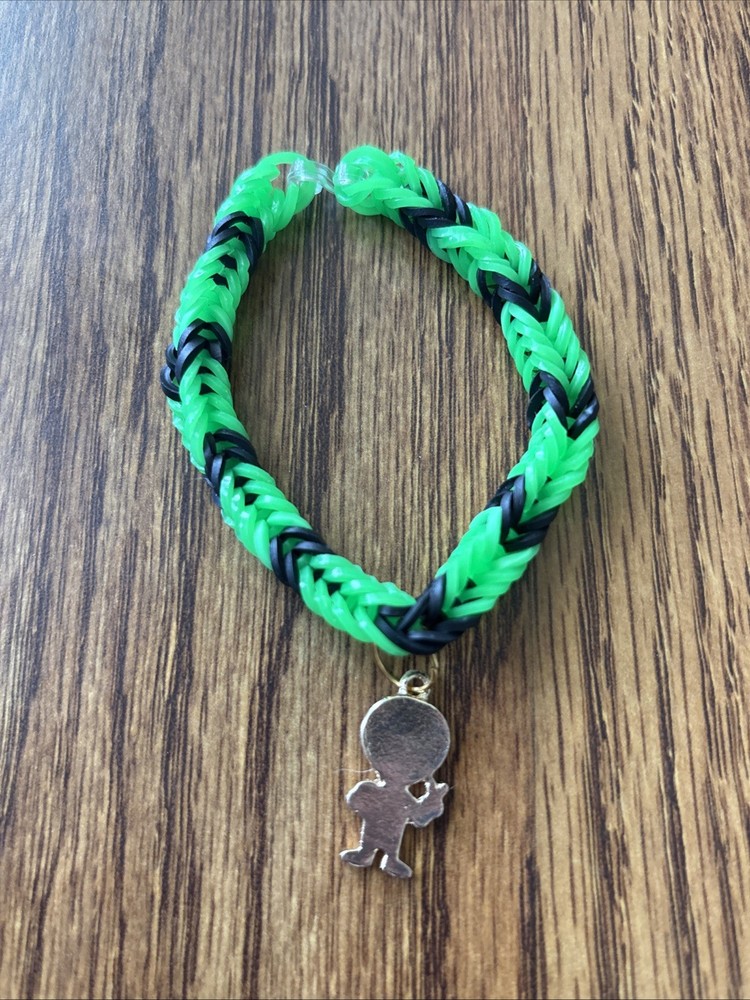 Loom Band Alien Bracelet
