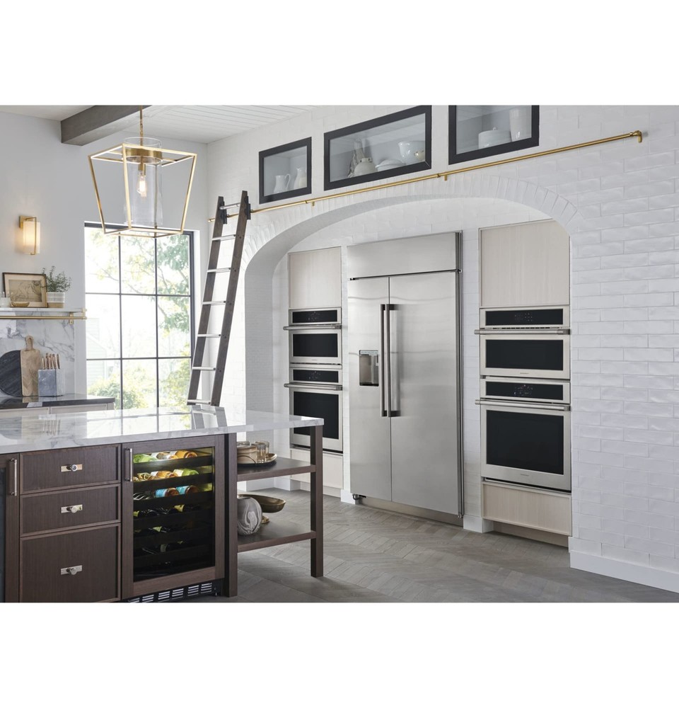 Monogram ZISS480DNSS 28.6 Cu. Ft.Built-In Side by Side Refrigerator*READ*