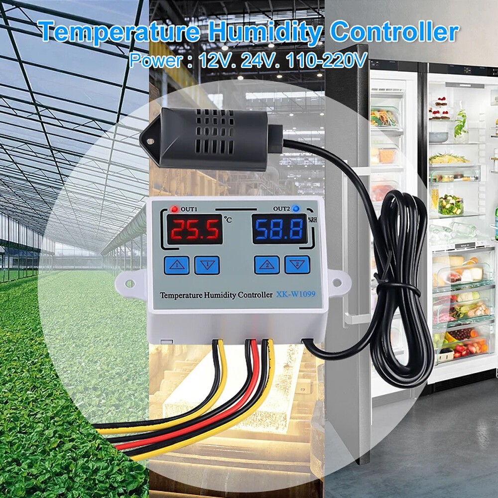 for W1099 digital controller for precise temperature and humidity control