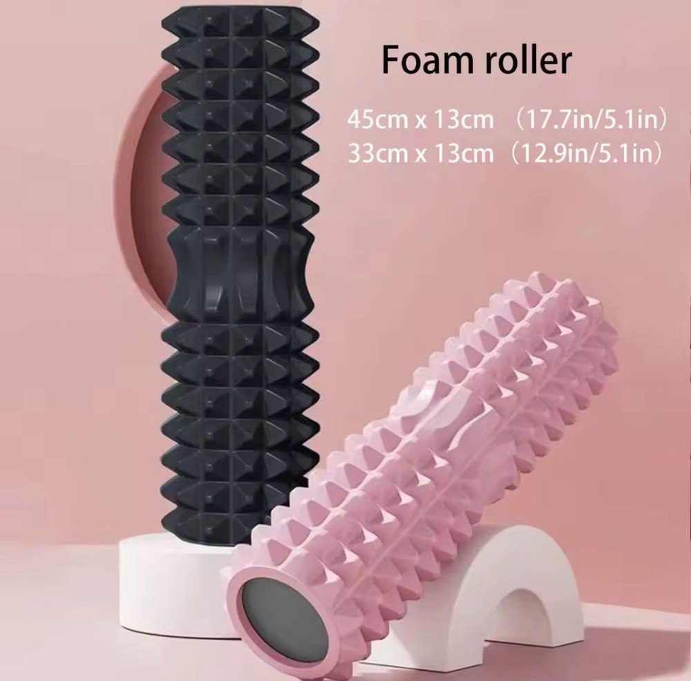 Blue Foam Roller 30cm Yoga Column