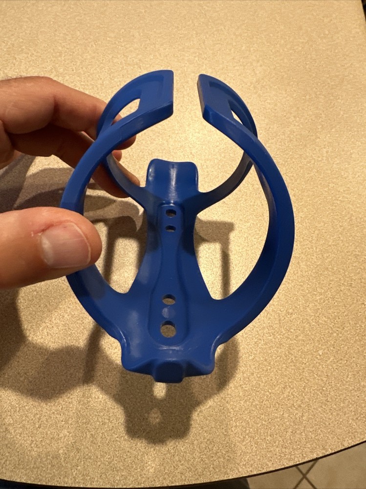 Evo Grapple Water Bottle Cage Blue, Nylon