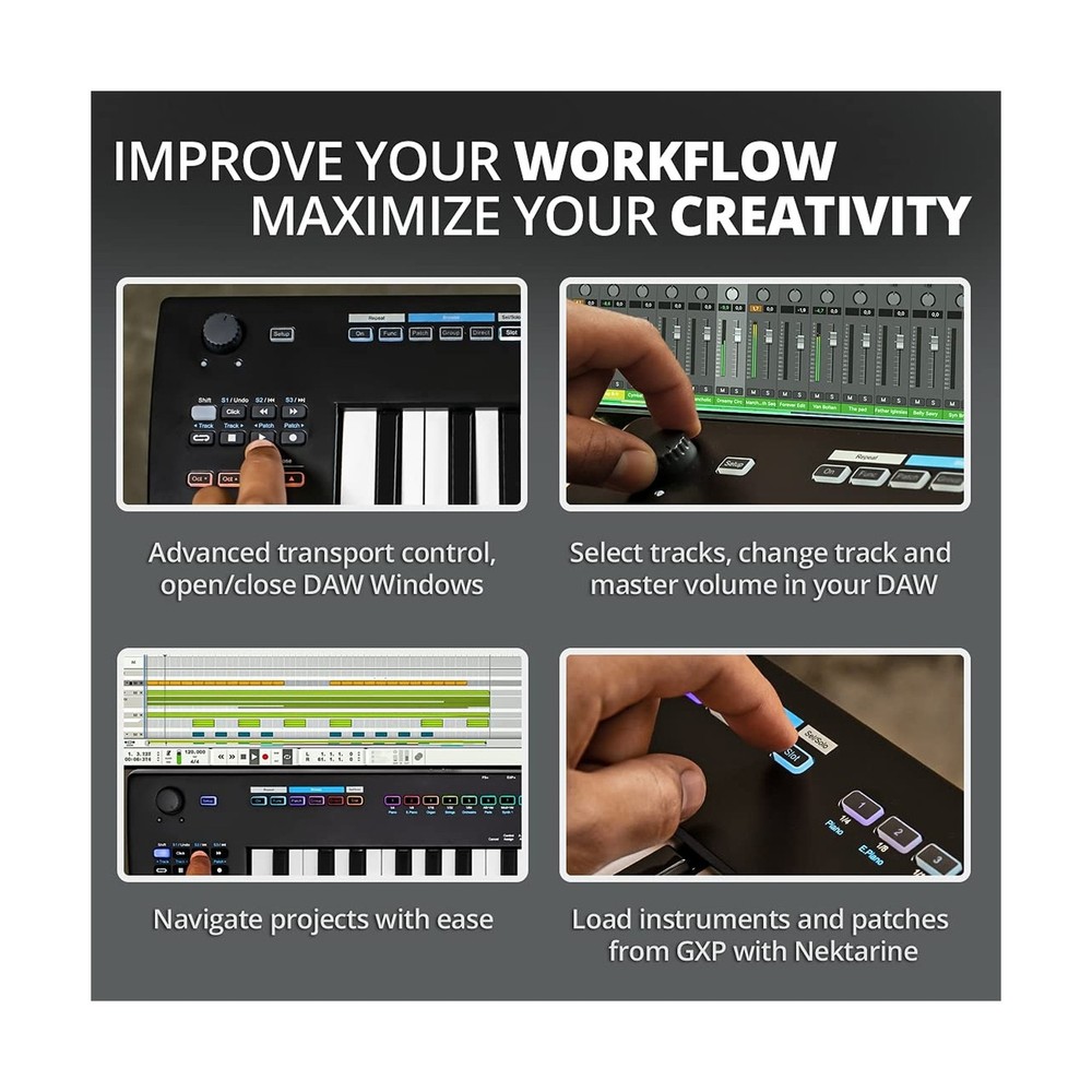 Nektar Impact GXP88 88-Key Keyboard Controller 88 Keys