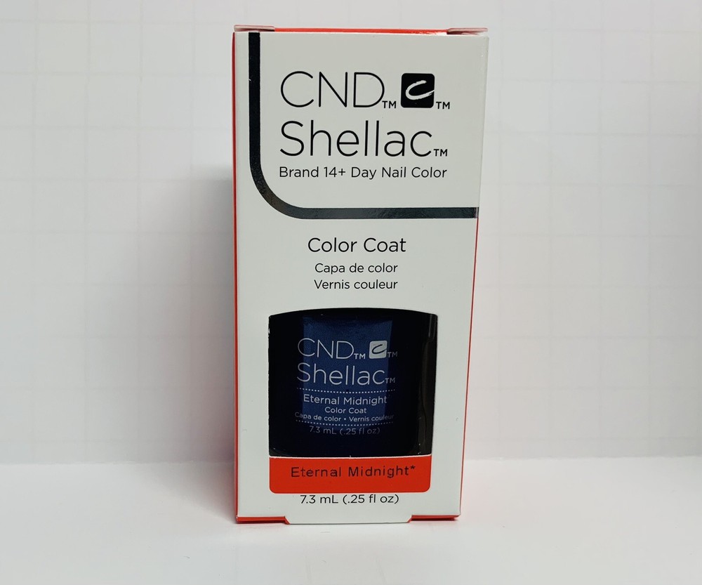 CND Shellac UV Gel Polish  Eternal Midnight .25oz