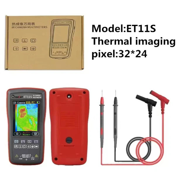 2 In 1 Thermal Imager Multimeter 2.8'' Touch Screen IR Thermal Camera Multimeter