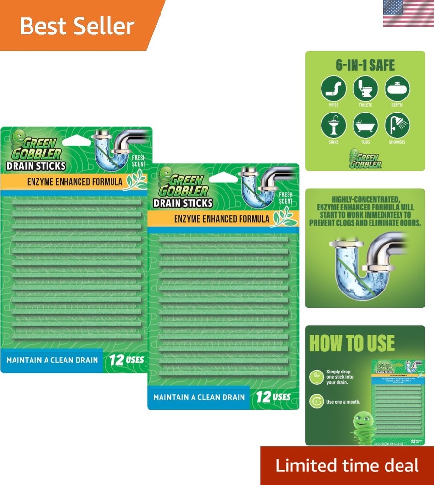 Drain Cleaner & Deodorizer 24Packs