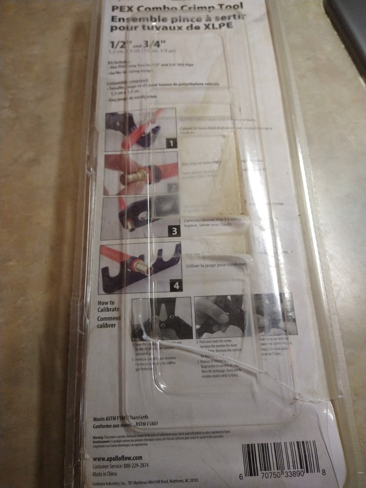 Apollo 69PTKH0014C PEX Combo Crimp Tool