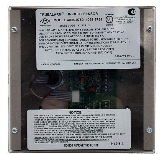 Simplex 4098-9750 - W/O Relay