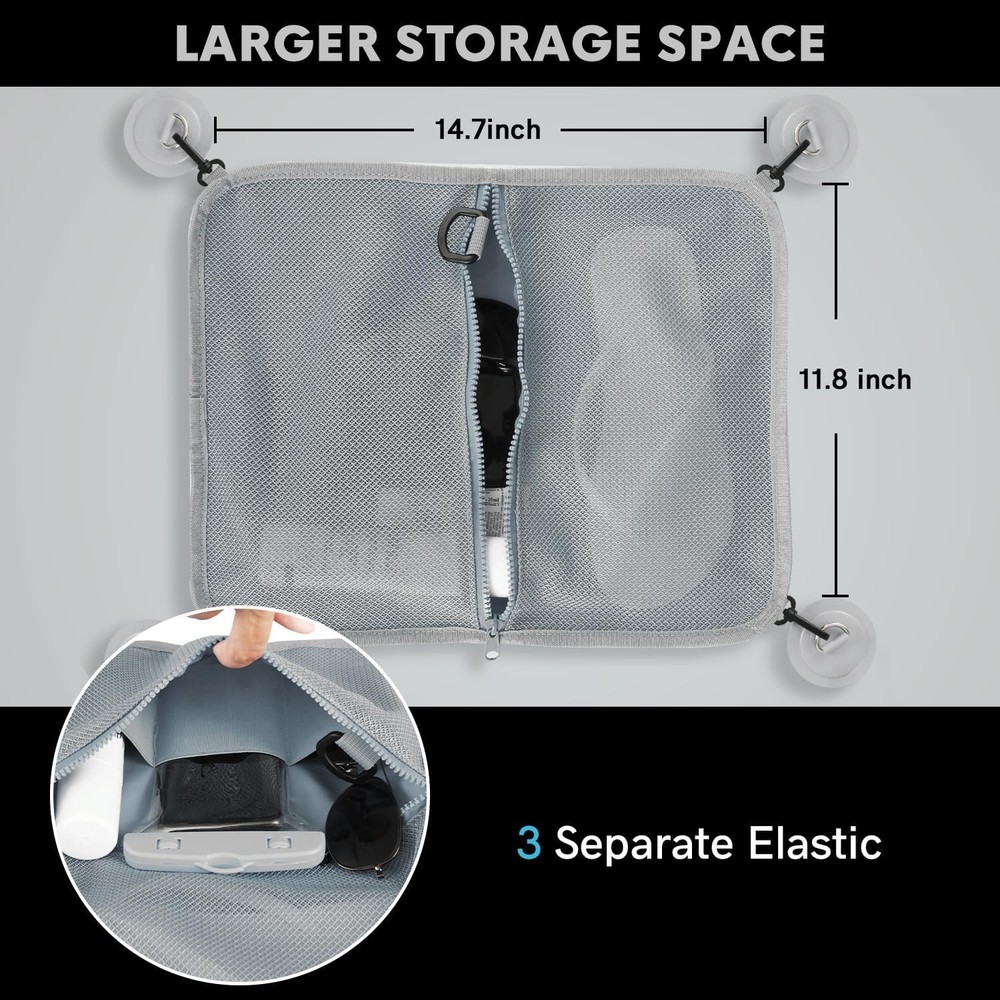 Paddle Board Deck Bag, Sup Accessories Mesh Storage Deck Bag