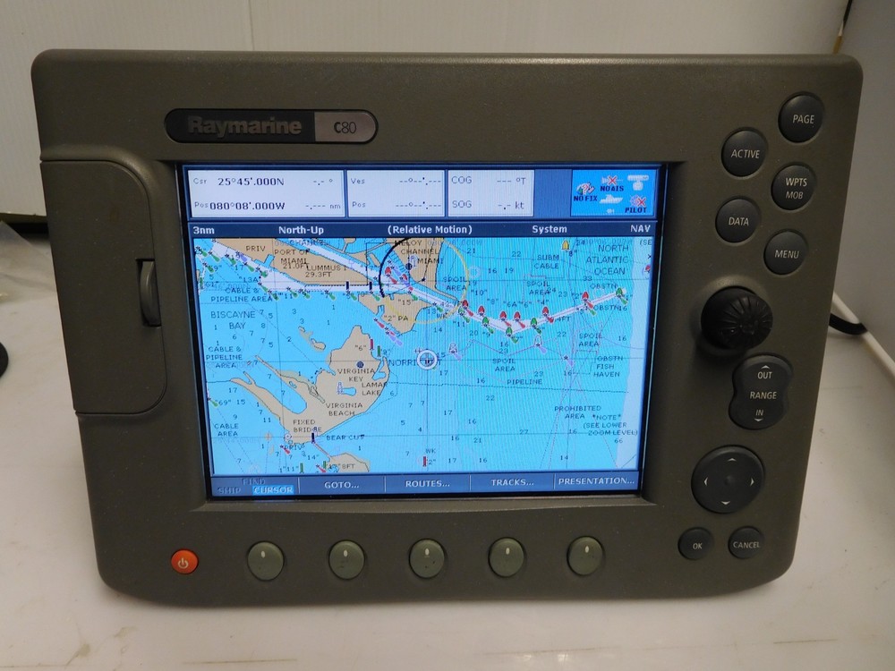 Raymarine C80 GPS Fishfinder  Radar  8.4"  Multi Functional Display