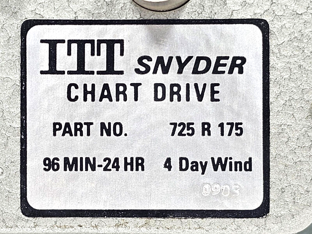 725R175 SONCEBOZ CHART DRIVE ITT SNYDER