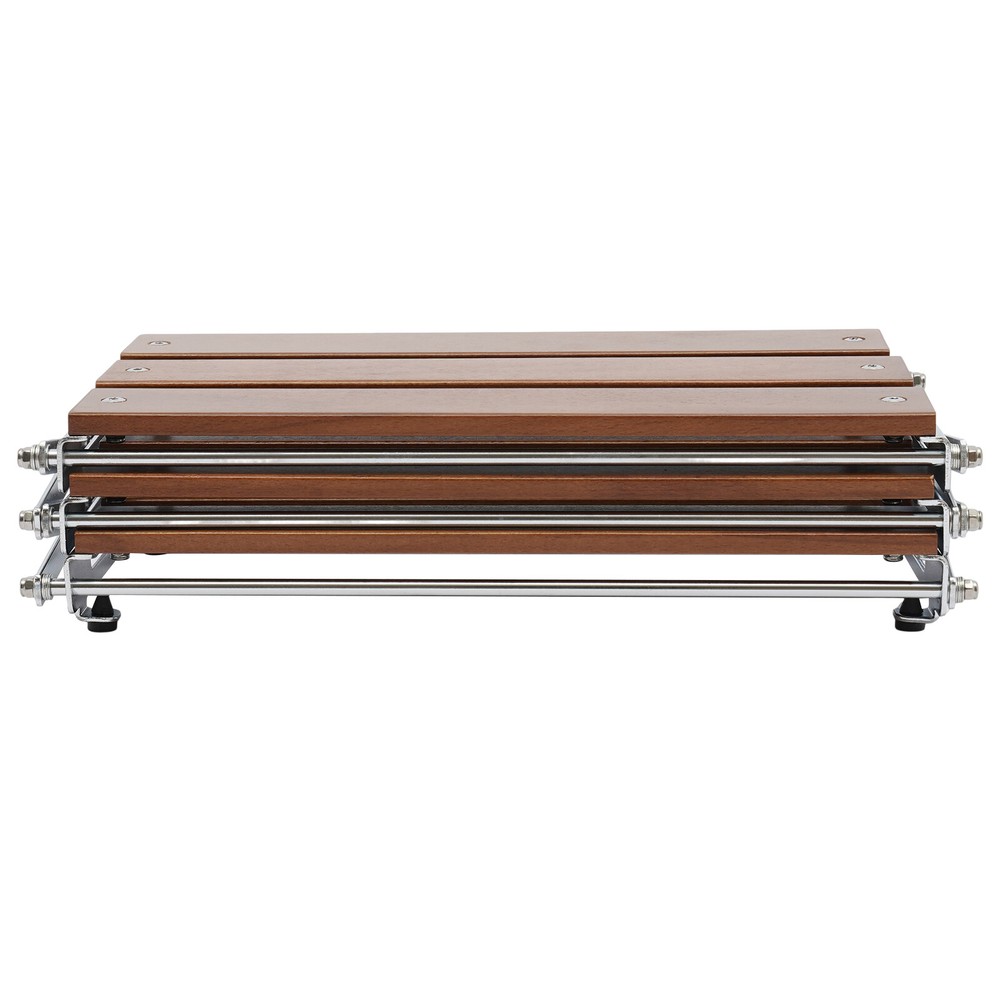 Camping Folding Storage Rack - Portable BBQ Table with 3 Shelves