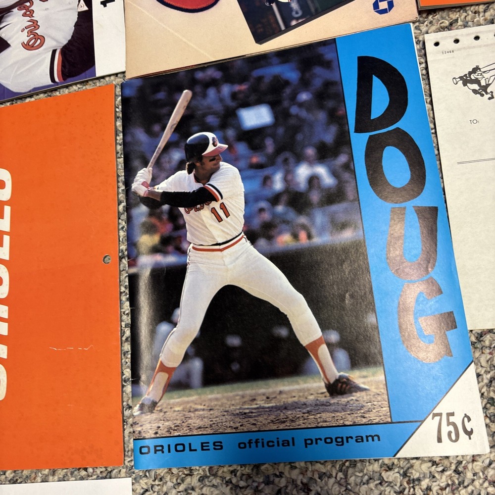 baltimore orioles 1979-1986 Program & Yearbook Lot