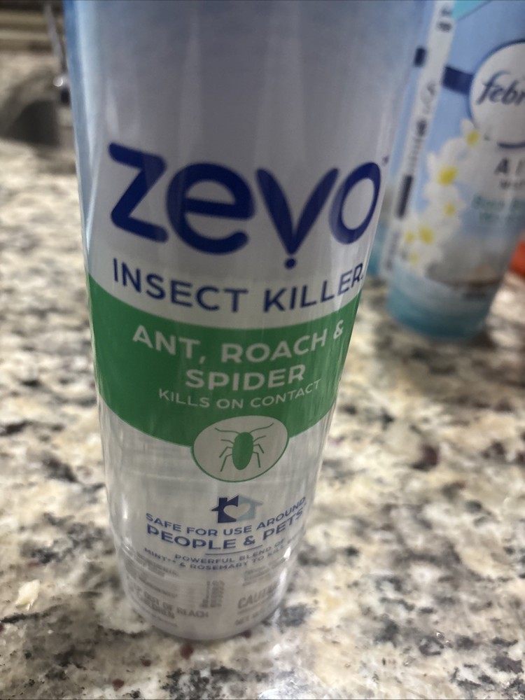 Zevo 14690 Ant, Roach & Spider Insect Killer, 10 oz. Spray - Quantity 6