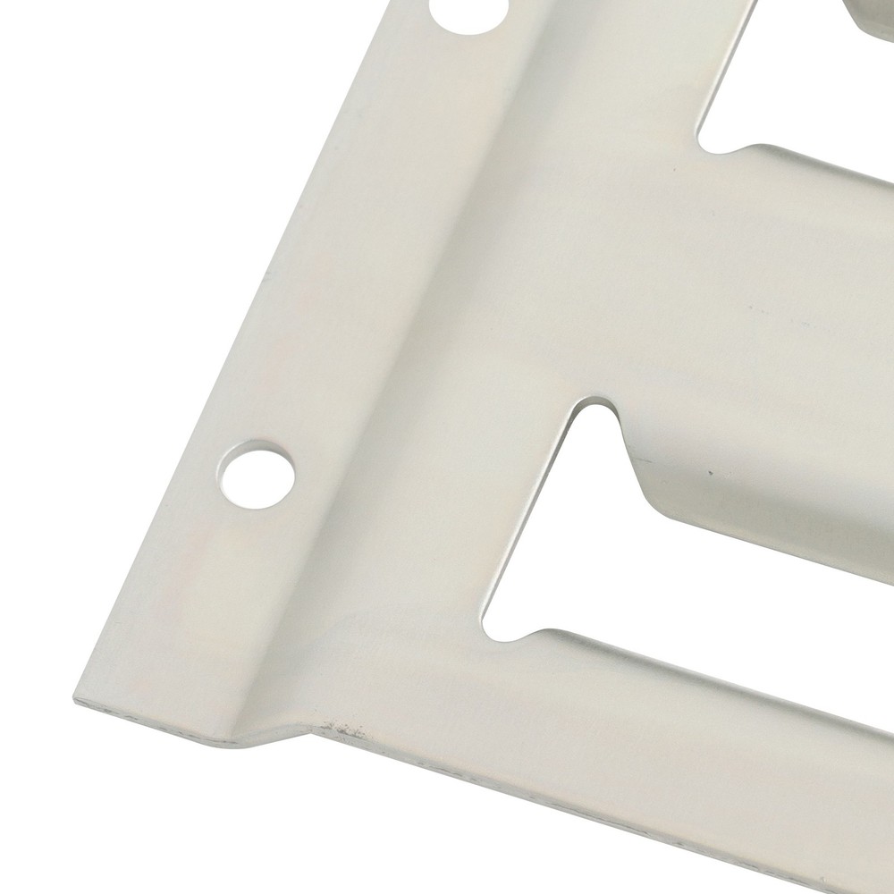 E Track Tie Down Rail Kit Silver Galvanized Carbon Steel Replacement Durable