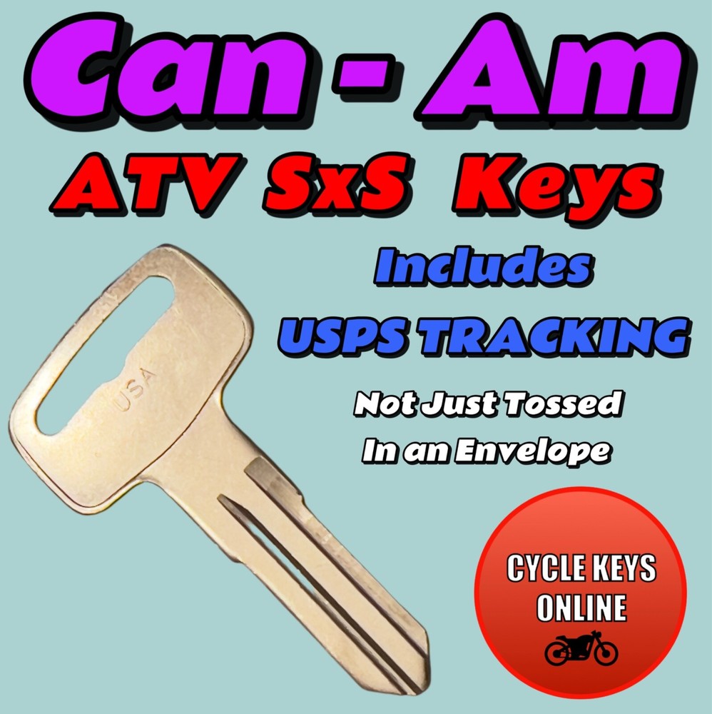 Can-Am Maverick / Defender / Outlander Keys Cut by Code to key codes 2700-3217